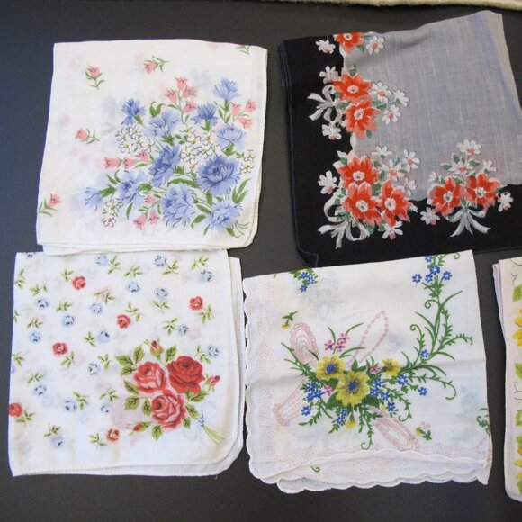 set of seven handkerchiefs - Picture 2 of 3